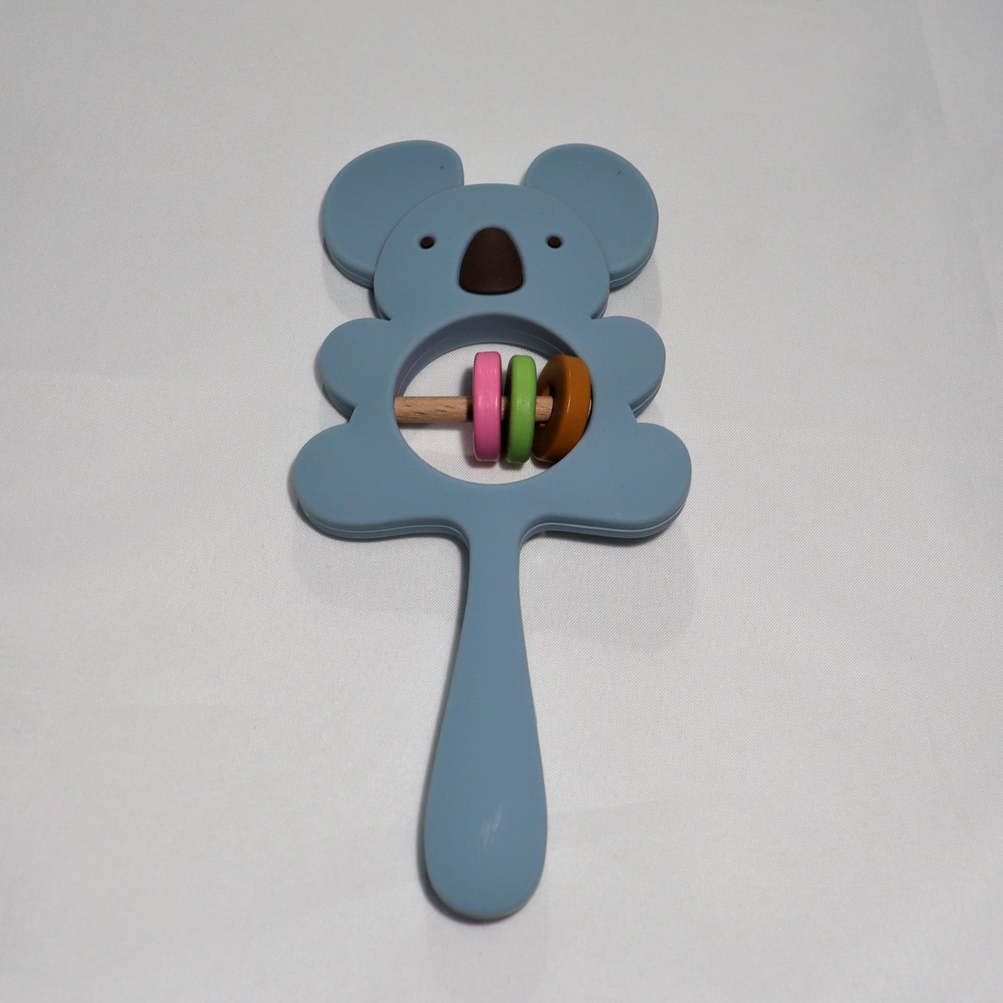 Mordedor Koala em Silicone Azul.